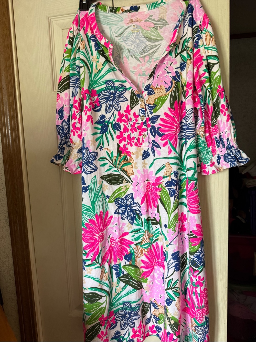 Lilly Pulitzer Pastel Floral Tee in Pink, Mint & Navy